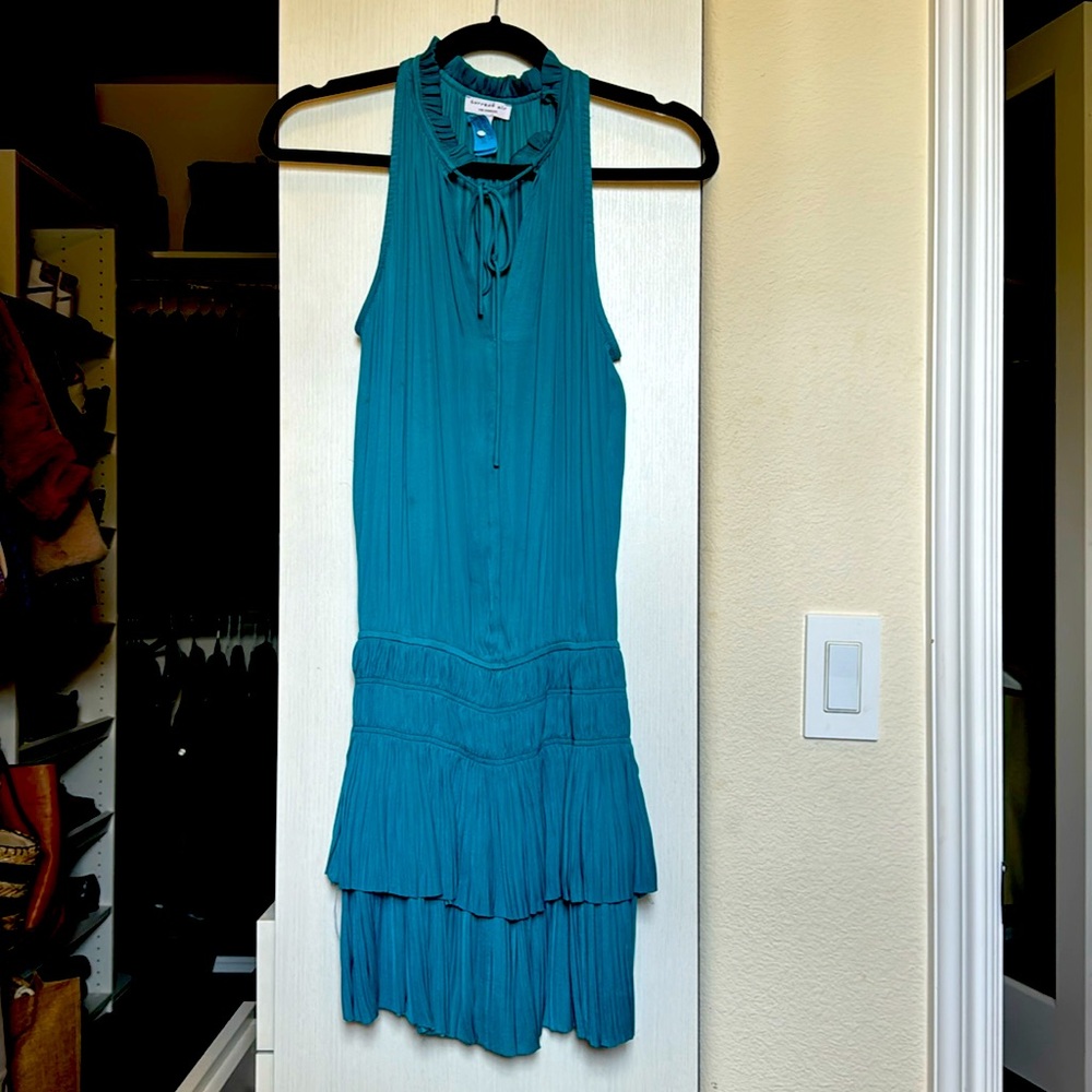 CARA PLEATED MINI DRESS